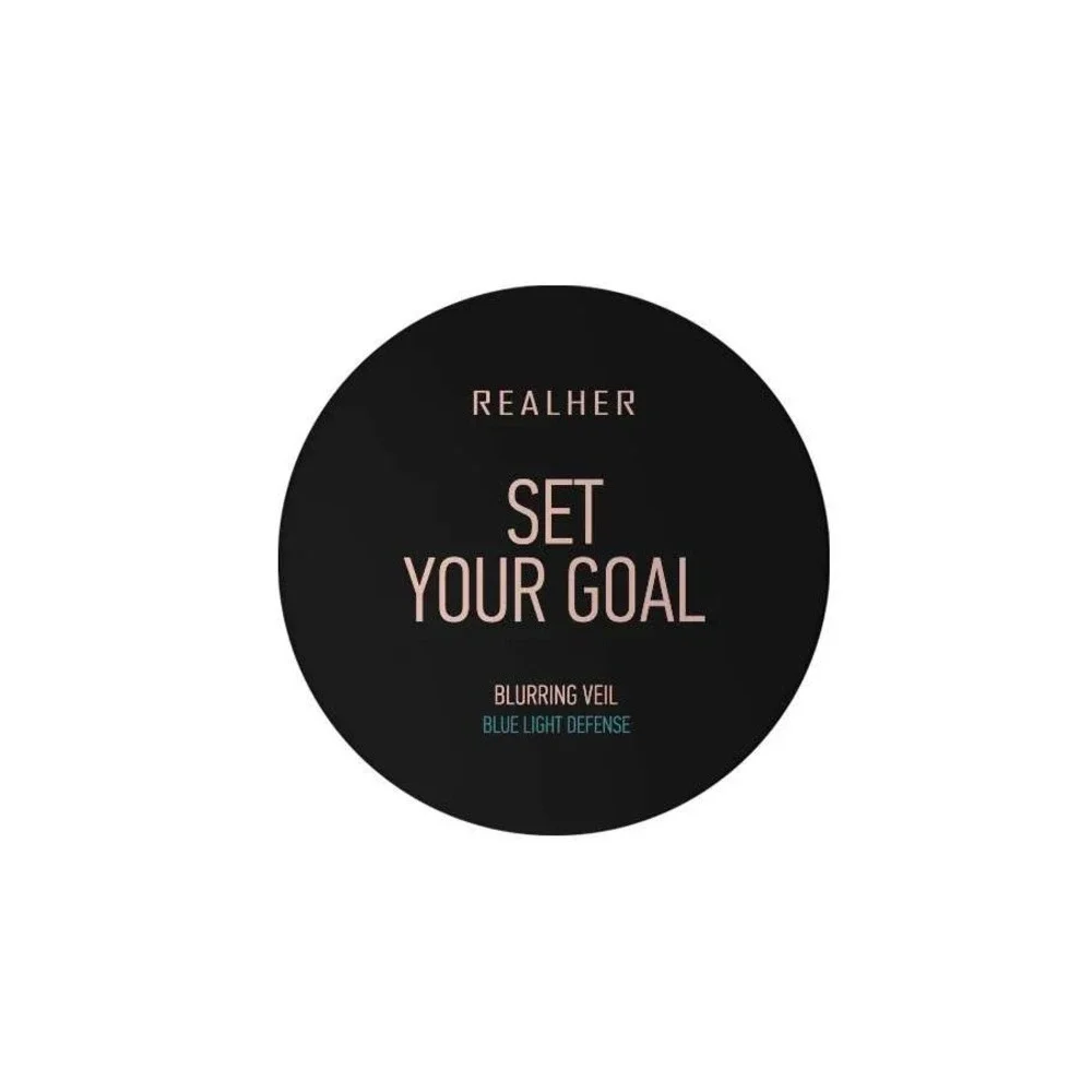 RealHer Blurring Veil Set Your Goal Blue Light Defense Setting Powder NEW